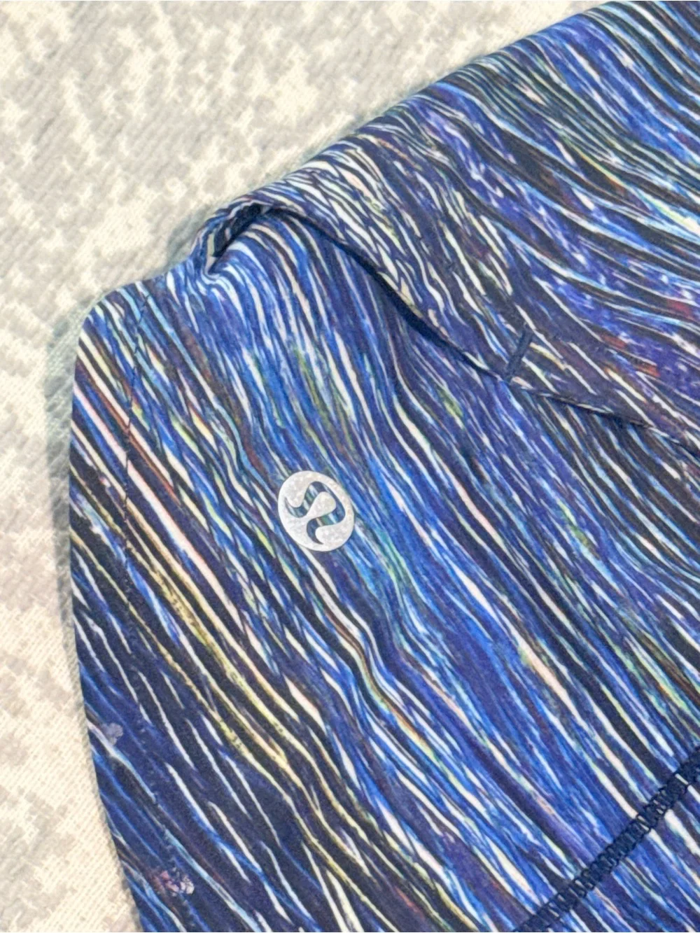 Lululemon /// Women’s Speed Up Shorts - Interconnect Blue Multi - Size 6